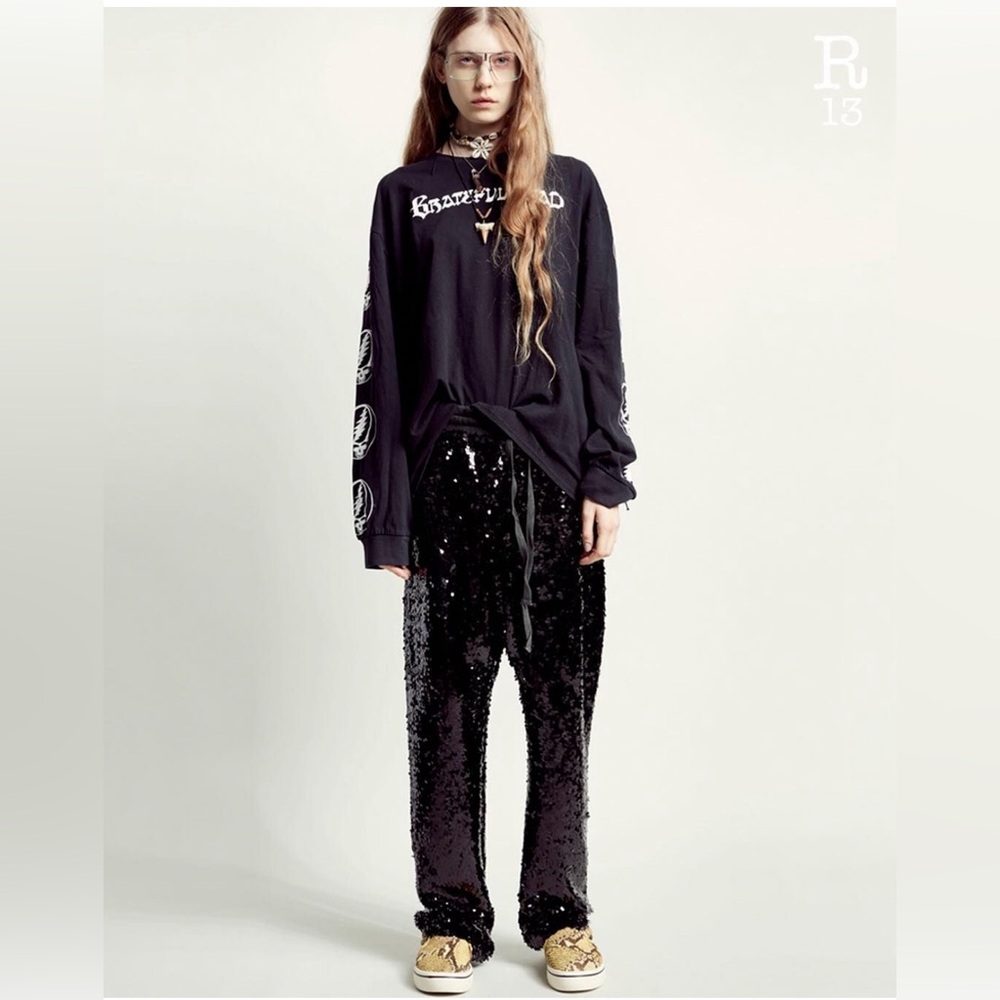 R13 Sequin Harem pants. Size XS